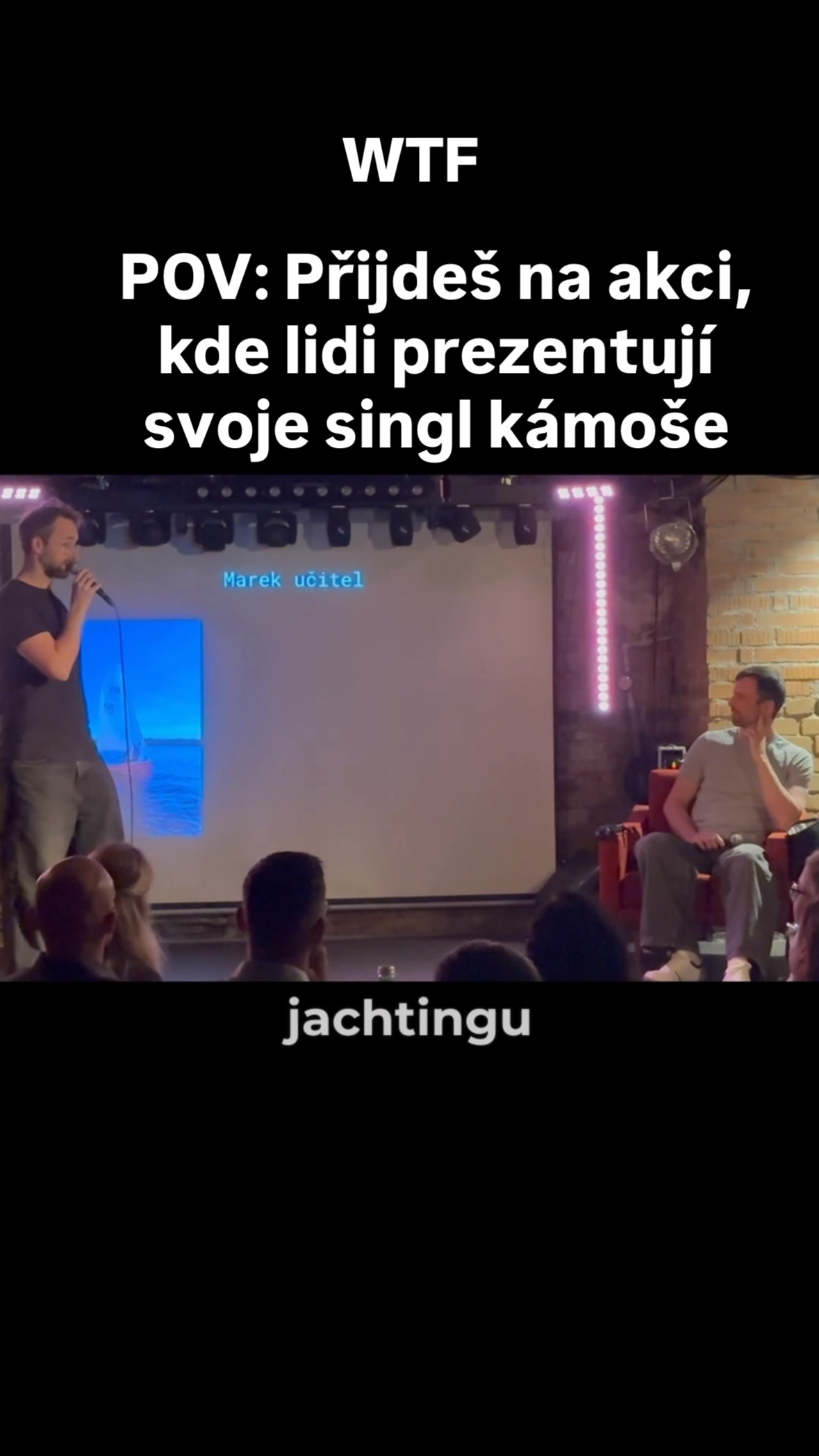 O funny storky není nouze.

Jeden večer, 10 prezentací, 90 singl lidí.

#dating #seznamka #pragueeve